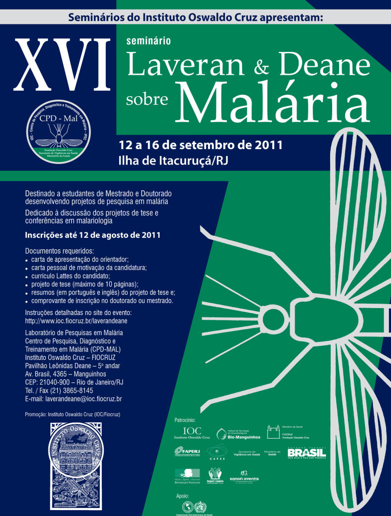 XVI Seminário Laveran & Deane