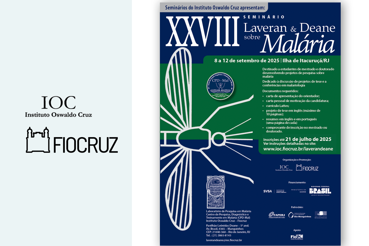 XXVIII Seminário Laveran & Deane sobre Malária